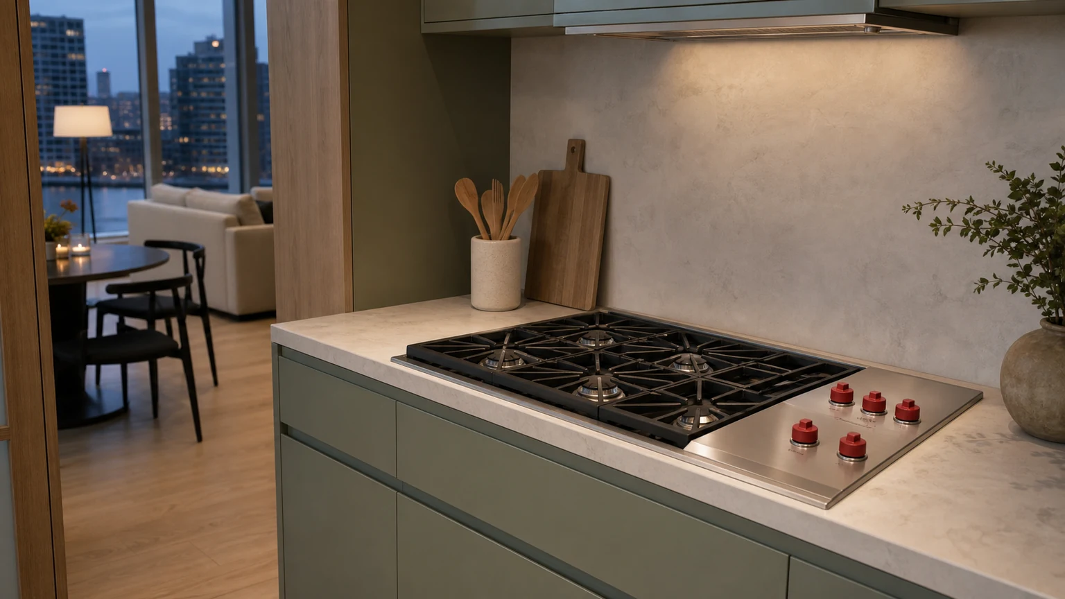 Luxury cooktop diagnostic visit in Long Island City