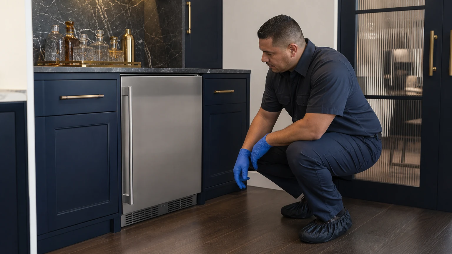 Undercounter ice maker diagnostic visit in Long Island City