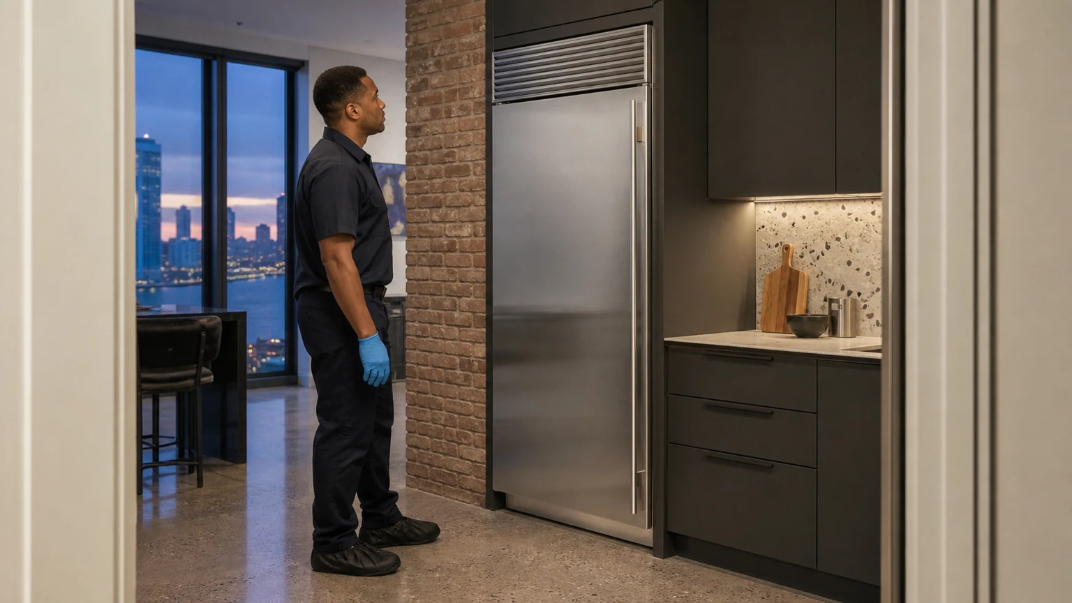 Built-in refrigerator diagnostic visit in Long Island City