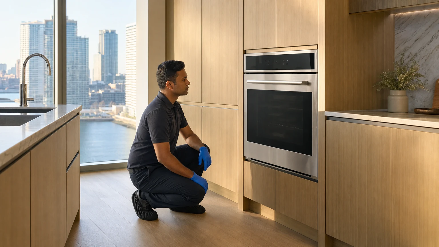 Built-in wall oven diagnostic visit in Long Island City